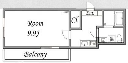 さがみ野ベース 201号室 間取り