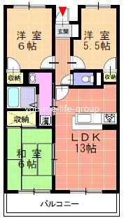 FLAVOR　CORT　DAIKA（フレーバーコートダイカ） 103号室 間取り