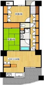 グランドメゾン藤沢弐番館 1103号室 間取り