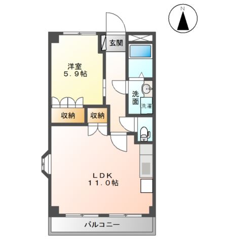 サンシャイン.Ｂ.江藤 間取り