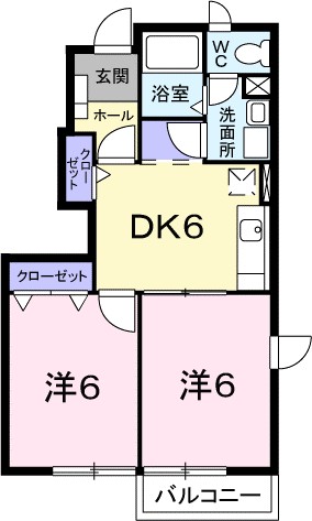 パルテール・アン 101号室 間取り