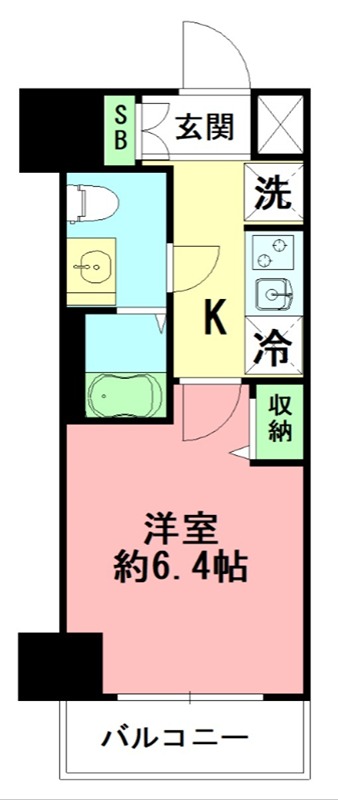 Ｎ－ｓｔａｇｅ　平塚Ⅱ 805号室 間取り