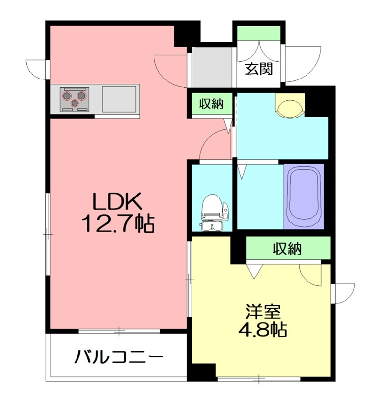 リラフォート 00101号室 間取り