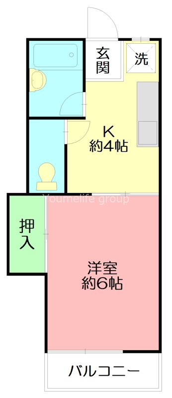 湘南ブライトヒルズ  206号室 間取り