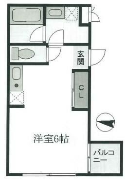 プルミエール湘南 4A号室 間取り