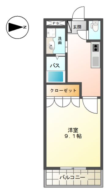 パラシオン平塚 間取り