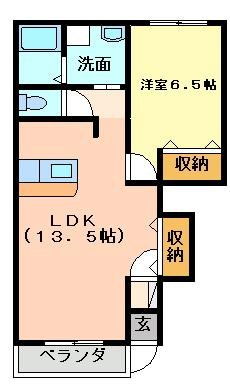 アイ・パレス 101号室 間取り