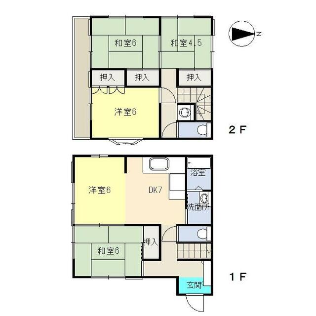 澤口貸家 間取り