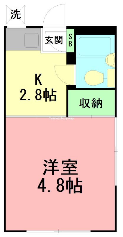 ＭＴ本厚木 106号室 間取り