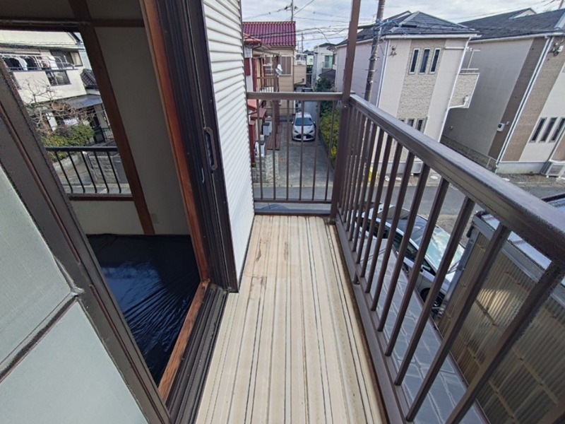 横内ハイツ ベランダ