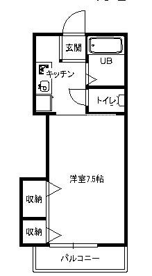 リヴィエール湘南Ⅰ 102号室 間取り