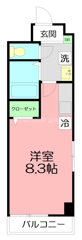 セントラルハイアット海老名 207号室 間取り