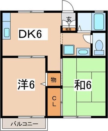 ハイツ井上D 間取り