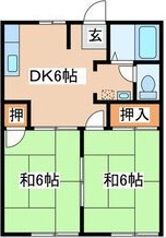 コーポ宮田D 間取り
