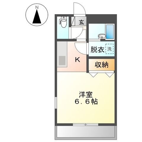 サンフラワー湘南 302号室 間取り