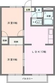 アルカディア湘南 107号室 間取り