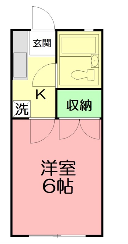 ラッキーハイツ 105号室 間取り