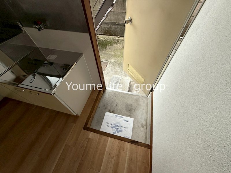 原田西アパート 玄関