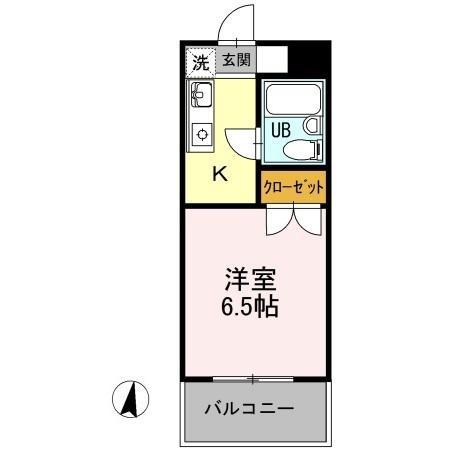 メゾン・ド・ドリーム横浜 36号室 間取り
