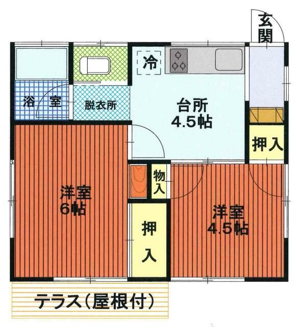 酒匂１丁目戸建1号棟 間取り