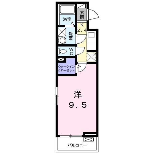 プレミール大船 305号室 間取り