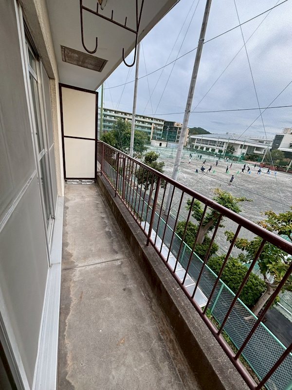 小山コーポ ベランダ