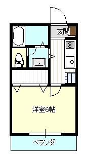 ヴィクトワールエクラ 102号室 間取り
