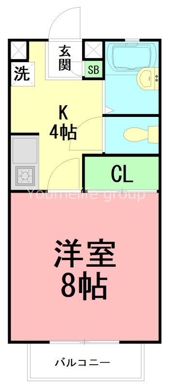 チェリーヒルズいずみ野 202号室 間取り
