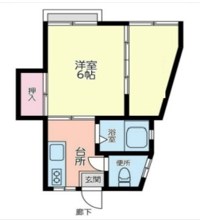 ＣＯＲＮＥＲ　ＨＯＵＳＥ 201号室 間取り