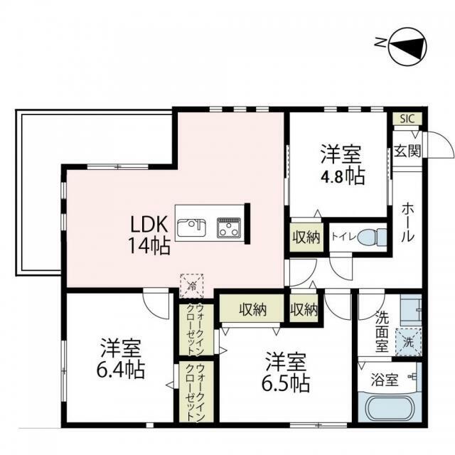 仮称ユアメゾン長谷 201号室 間取り