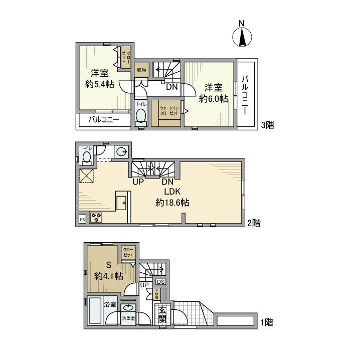 弥勒寺戸建 間取り
