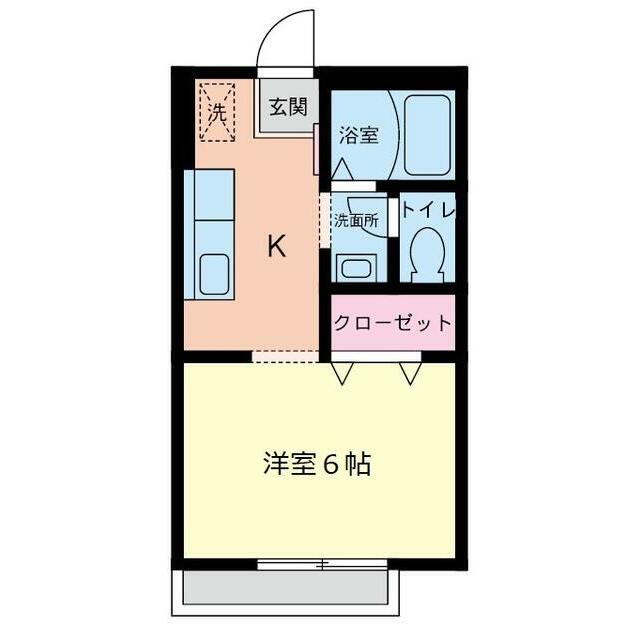 グローリーハウス 103号室 間取り
