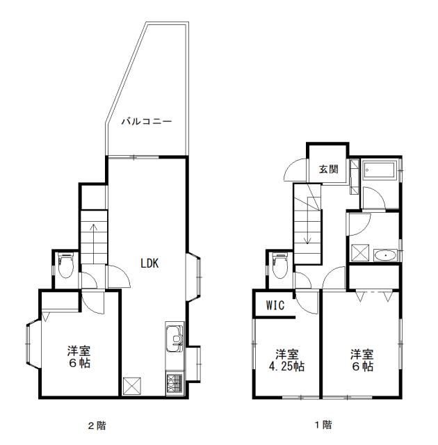 平和町貸家 間取り