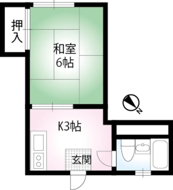 ヴァンベール鎌倉 203号室 間取り