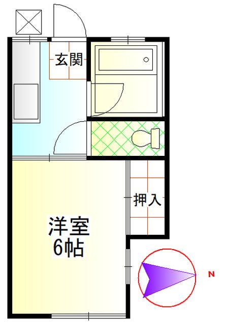 コーポ司第3 間取り