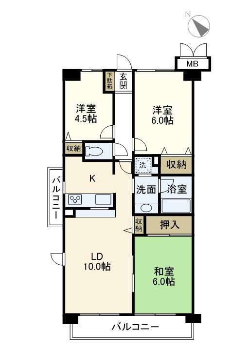 モアステージ戸塚 325号室 間取り