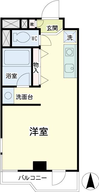 ロアールハイツ 00501号室 間取り