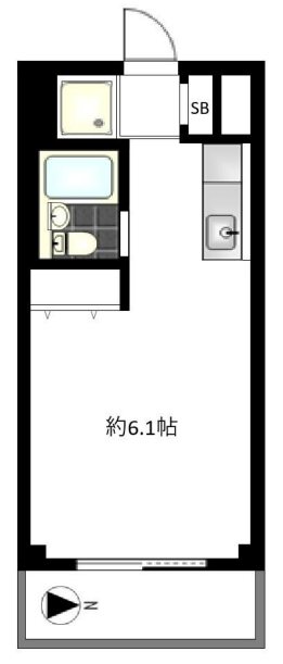ピアＴＹ（ピアティーワイ） 202号室 間取り