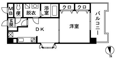 メゾンサモワール 205号室 間取り