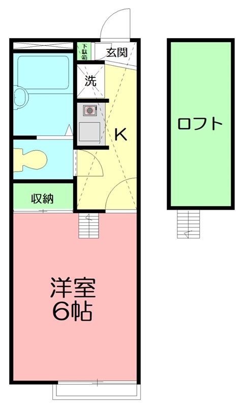 エトワール湘南とつか 205号室 間取り