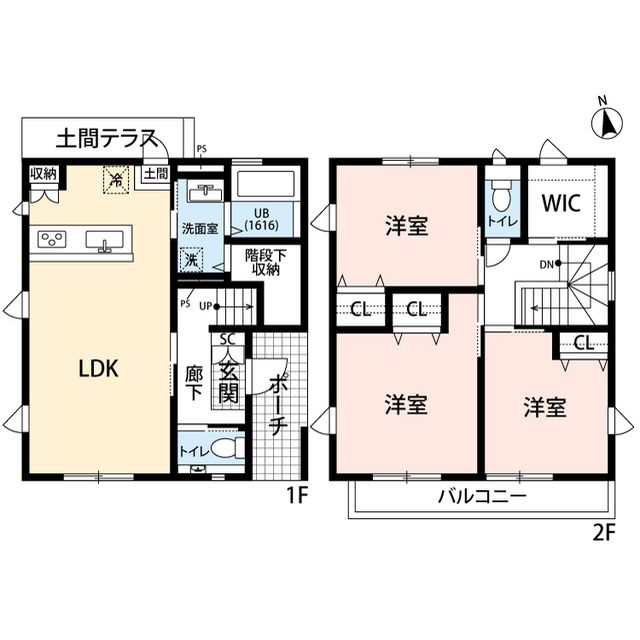 長谷三丁目戸建 間取り