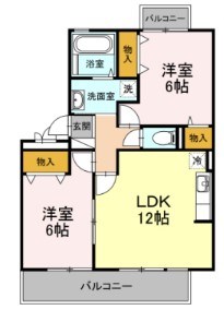アルファタウン秦野新町 Ａ 301号室 間取り