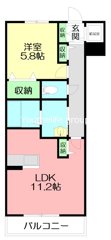 リベラル 305号室 間取り