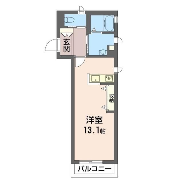 ジュメイラ 101号室 間取り