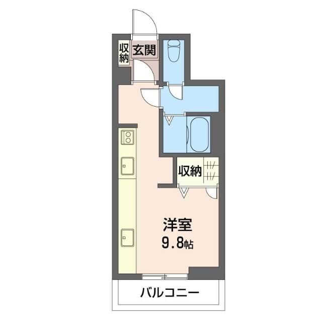 サンメゾン 102号室 間取り