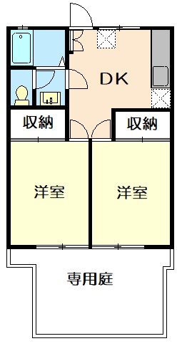 ウィズ茅ヶ崎 204号室 間取り