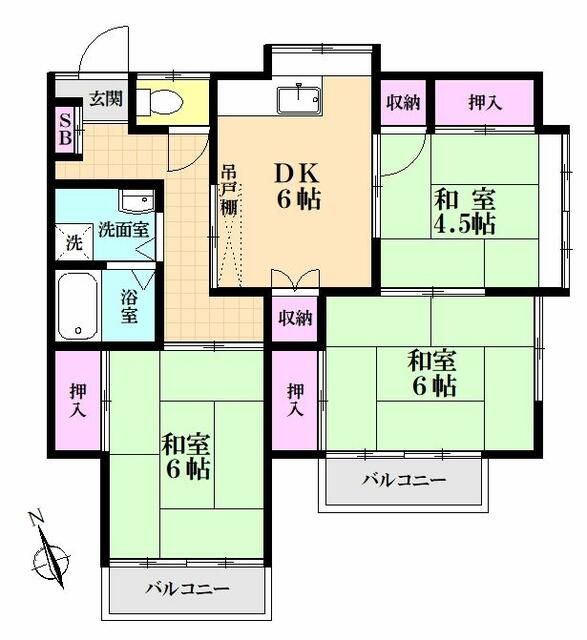 201号室 間取り