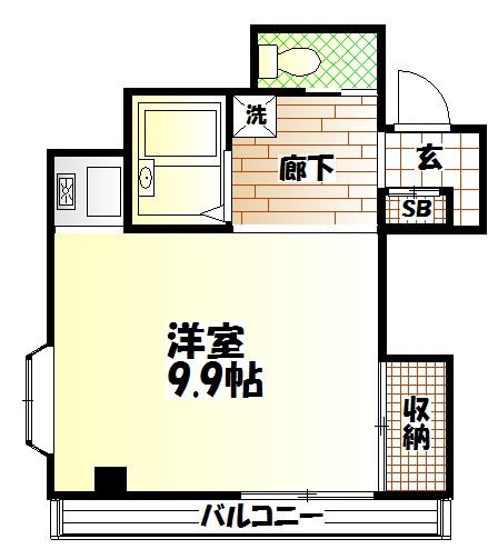 ＴＯＷＡ－ＨＯＵＳＥ 402号室 間取り