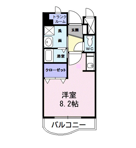 メゾン　ド　ブローテＢ 302号室 間取り
