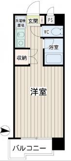 ロアールハイツ  802号室 間取り